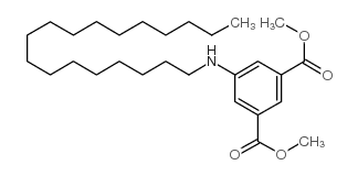 5-n-十八氨基--苯-1,3-二碳酸甲酯结构式