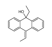 9-ethyl-10-ethylideneanthracen-9-ol结构式
