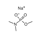 sodium methyl-dimethylamidophosphate Structure
