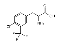 4-Chloro-3-(trifluoromethyl)-DL-phenylalanine Structure