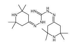1,2-bis[(2,2,6,6-tetramethylpiperidin-4-ylidene)amino]guanidine结构式