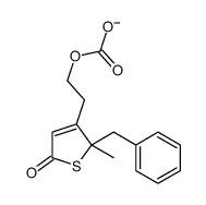 2-(2-benzyl-2-methyl-5-oxothiophen-3-yl)ethyl carbonate结构式