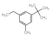 Benzene,1-(1,1-dimethylethyl)-3-ethyl-5-methyl- Structure