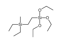diethyl-methyl-(2-triethoxysilylethyl)silane结构式