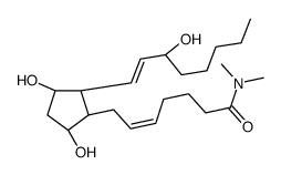 prostaglandin F2alpha N-dimethylamide结构式