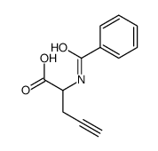 2-benzamidopent-4-ynoic acid结构式