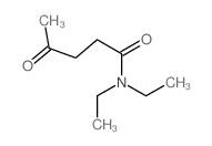 Pentanamide,N,N-diethyl-4-oxo- Structure