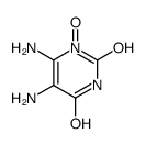 2(1H)-Pyrimidinone,4,5-diamino-6-hydroxy-,3-oxide (9CI) Structure