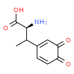 1,5-Cyclohexadiene-1-propanoicacid,alpha-amino-bta-methyl-3,4-dioxo-,(alphaS)-(9CI)结构式