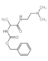benzyl N-[1-(2-dimethylaminoethylcarbamoyl)ethyl]carbamate结构式