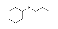 Cyclohexylpropyl sulfide Structure