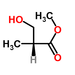 (R)-(-)-3-羟基异丁酸甲酯结构式