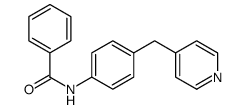 N-(4-(吡啶-4-甲基)苯基)苯甲酰胺结构式