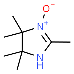 1H-Imidazole, 4,5-dihydro-2,4,4,5,5-pentamethyl-, 3-oxide (9CI) Structure