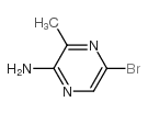 2-氨基-5-溴-3-甲基吡嗪结构式