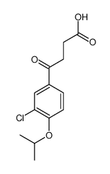 4-(3-chloro-4-propan-2-yloxyphenyl)-4-oxobutanoic acid Structure