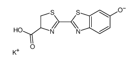 Potassium 2-(6-hydroxy-1,3-benzothiazol-2-yl)-4,5-dihydro-1,3-thi azole-4-carboxylate Structure