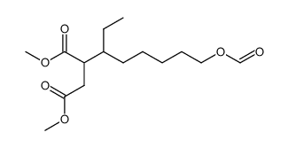 dimethyl 2-(8-(formyloxy)octan-3-yl)succinate结构式