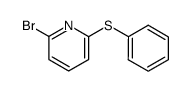 6-bromo-2-(phenylthio)pyridine结构式