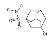 1-(N,N-Dichlorosulfonamido)-3-chloroadamantane Structure