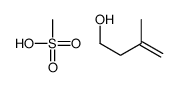 methanesulfonic acid,3-methylbut-3-en-1-ol结构式
