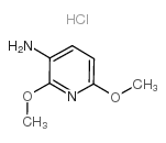 3-氨基-2,6-二甲氧基吡啶结构式