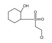 (1R,2R)-2-(2-chloroethylsulfonyl)cyclohexan-1-ol Structure