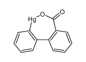 diphenic-mercuric acid anhydride Structure