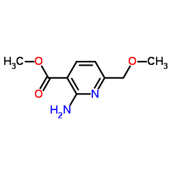Methyl 2-amino-6-(methoxymethyl)nicotinate Structure