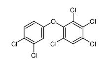 1,2,3,5-tetrachloro-4-(3,4-dichlorophenoxy)benzene Structure