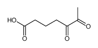 5,6-dioxo-n-heptanoic acid结构式