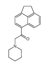 1-acenaphthen-5-yl-2-piperidino-ethanone结构式