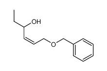 (Z)-5-benzyloxy-hex-3-en-2-ol结构式