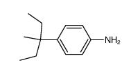 4-(1-ethyl-1-methyl-propyl)-aniline结构式