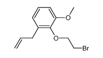 1-allyl-2-(2-bromo-ethoxy)-3-methoxy-benzene结构式