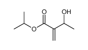 propan-2-yl 3-hydroxy-2-methylidenebutanoate结构式