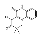 3-(1-bromo-3,3-dimethyl-2-oxobutyl)-1H-quinoxalin-2-one Structure