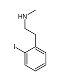 2-(2-iodophenyl)-N-methylethanamine结构式