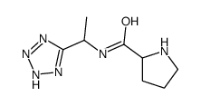 N-[1-(2H-tetrazol-5-yl)ethyl]pyrrolidine-2-carboxamide Structure