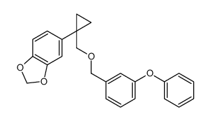 5-[1-[(3-phenoxyphenyl)methoxymethyl]cyclopropyl]-1,3-benzodioxole Structure