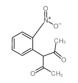 3-(2-nitrophenyl)pentane-2,4-dione结构式