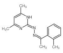 (Z)-4,6-二甲基-2-(2-(1-(邻甲苯基)亚乙基)肼基)嘧啶结构式