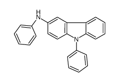 N,9-二苯基-9H-咔唑-3-胺结构式