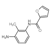 N-(3-氨基-2-甲基苯基)-2-糠酰胺结构式