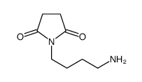 1-(4-aminobutyl)pyrrolidine-2,5-dione结构式
