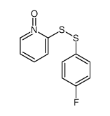 2-[(4-fluorophenyl)disulfanyl]-1-oxidopyridin-1-ium Structure
