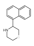 3-(Naphthalen-1-yl)thiomorpholine Structure
