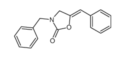 3-benzyl-5-benzylidene-1,3-oxazolidin-2-one结构式