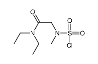 N-[2-(diethylamino)-2-oxoethyl]-N-methylsulfamoyl chloride Structure