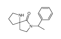 (5R)-7-[(1S)-1-Phenylethyl]-1,7-diazaspiro[4.4]nonan-6-one结构式